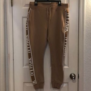 Ivy Park tan sweatpants/joggers size M